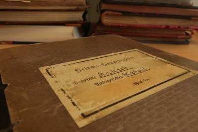 Heirats-Hauptregister der Gemeinde Stockach von 1910 - 1914