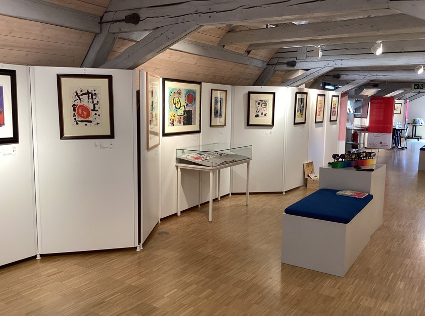 Ausstellungsraum von innen