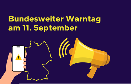 Eine Grafik zeigt ein Megaphone und ein Smartphone