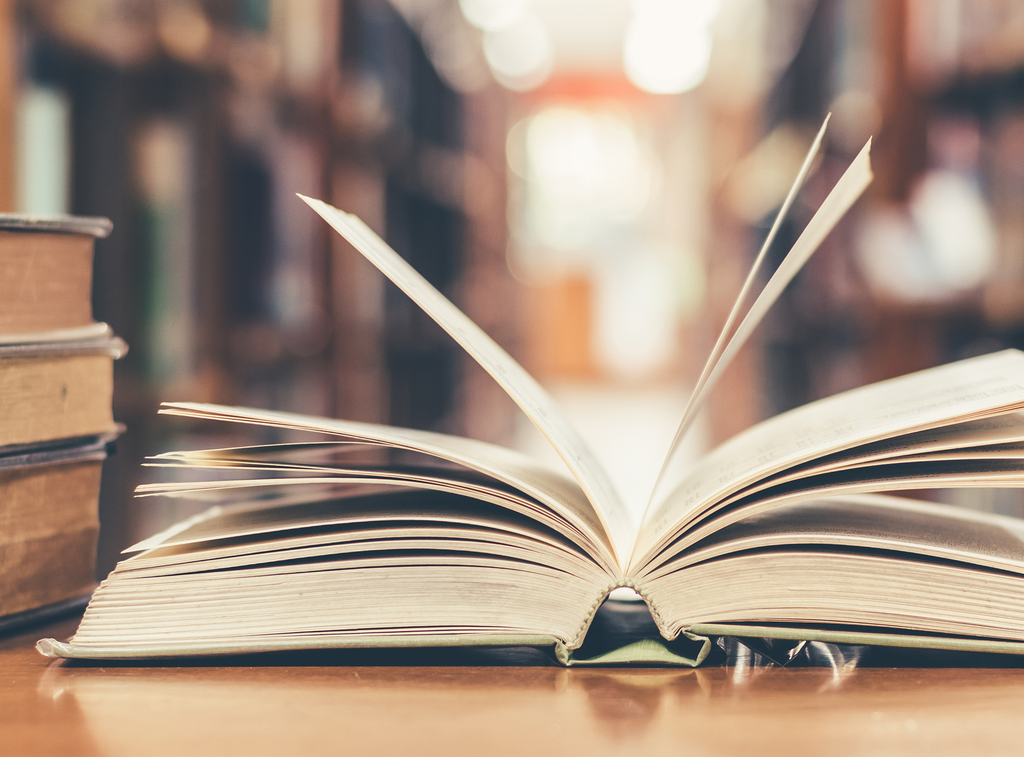 aufgeschlagenes Buch