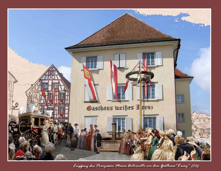 Ankunft Marie Antoinette in Stockach