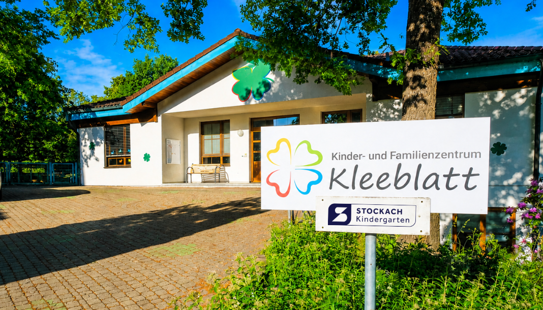 Frontansicht des Kinder- & Familienzentrums "Kleeblatt"