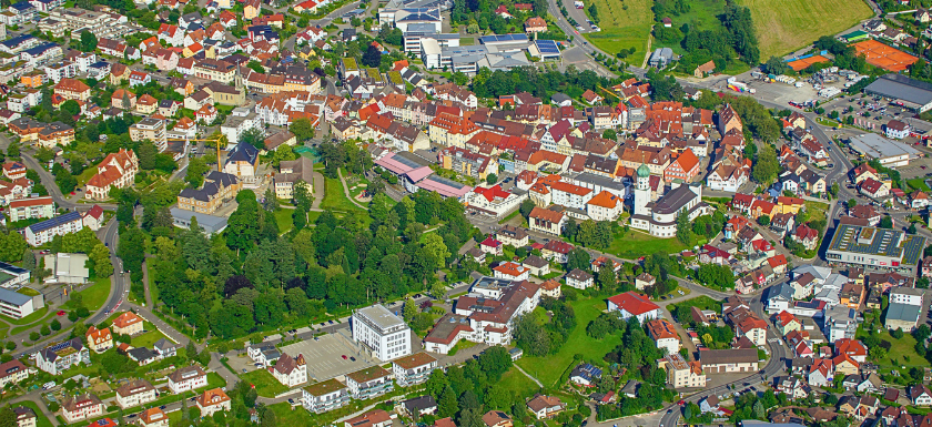 Foto: Gerhard Plessing Luftbildaufnahme der Oberstadt