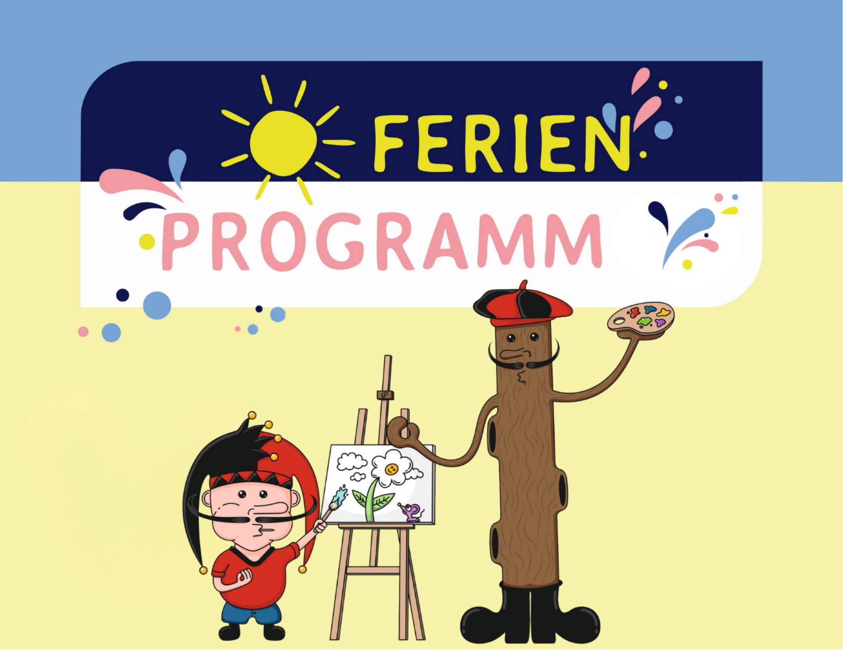Ferienprogramm Platzhalter mit Kuony & Stocki