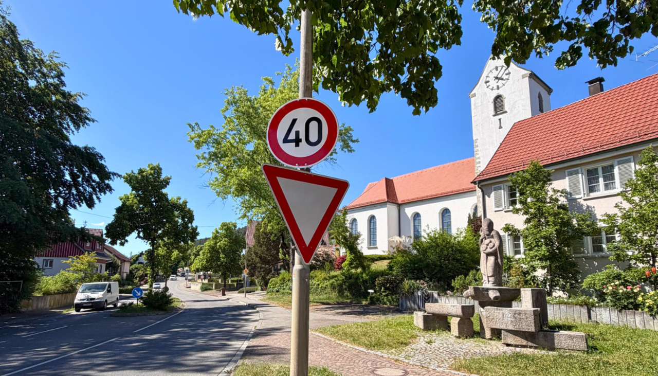 Tempo 40 in Espasingen 