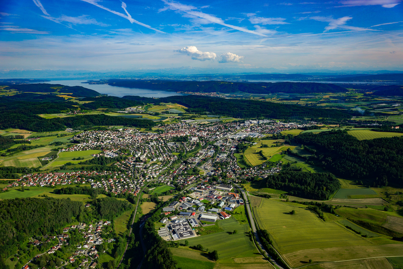Luftaufnahme von Stockach