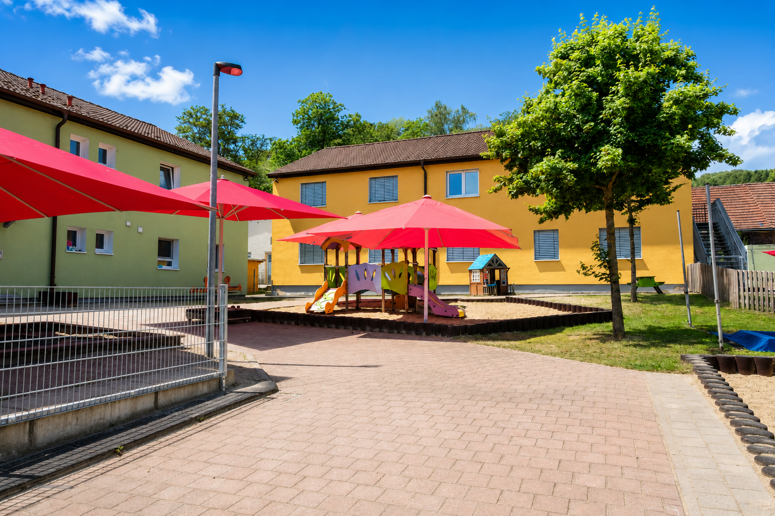 Außenansicht der Kinderkrippe