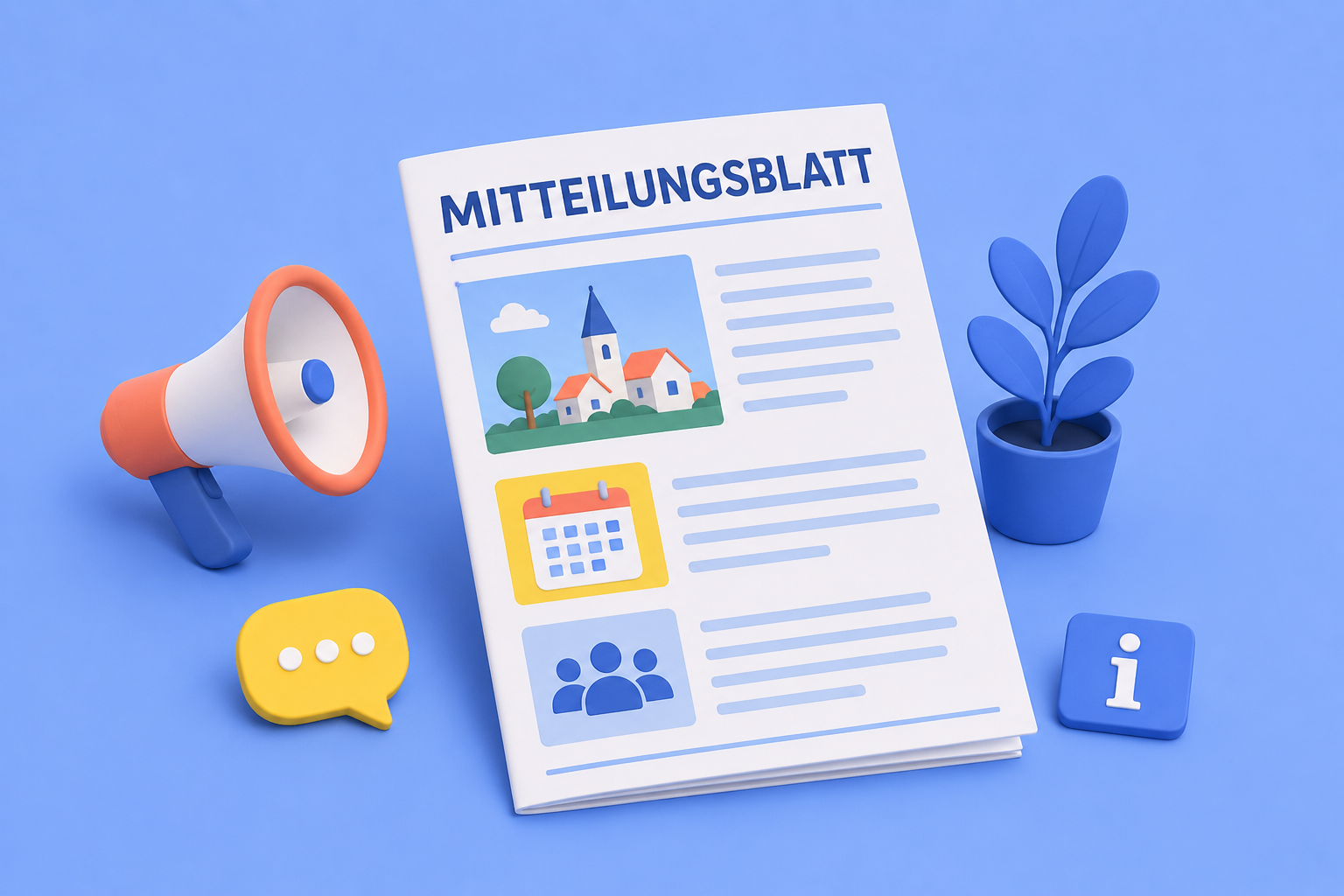 Amtliches Mitteilungsblatt "Stockach Informiert" Ein Mitteilungsblatt in einer Grafik-Variante